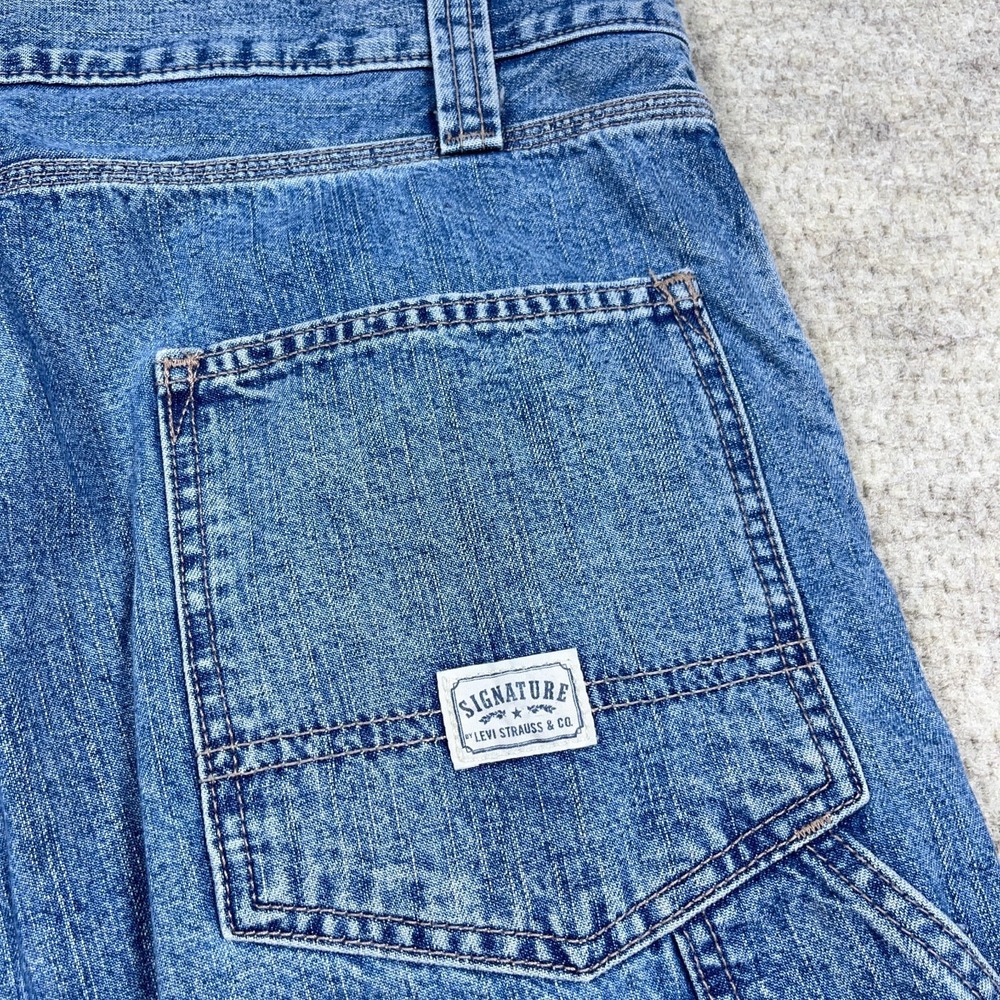 Vintage Y2K Levis Carpenter Jeans Men 40x30 Baggy Skate Grunge Work Wear A33 - Picture 6 of 16